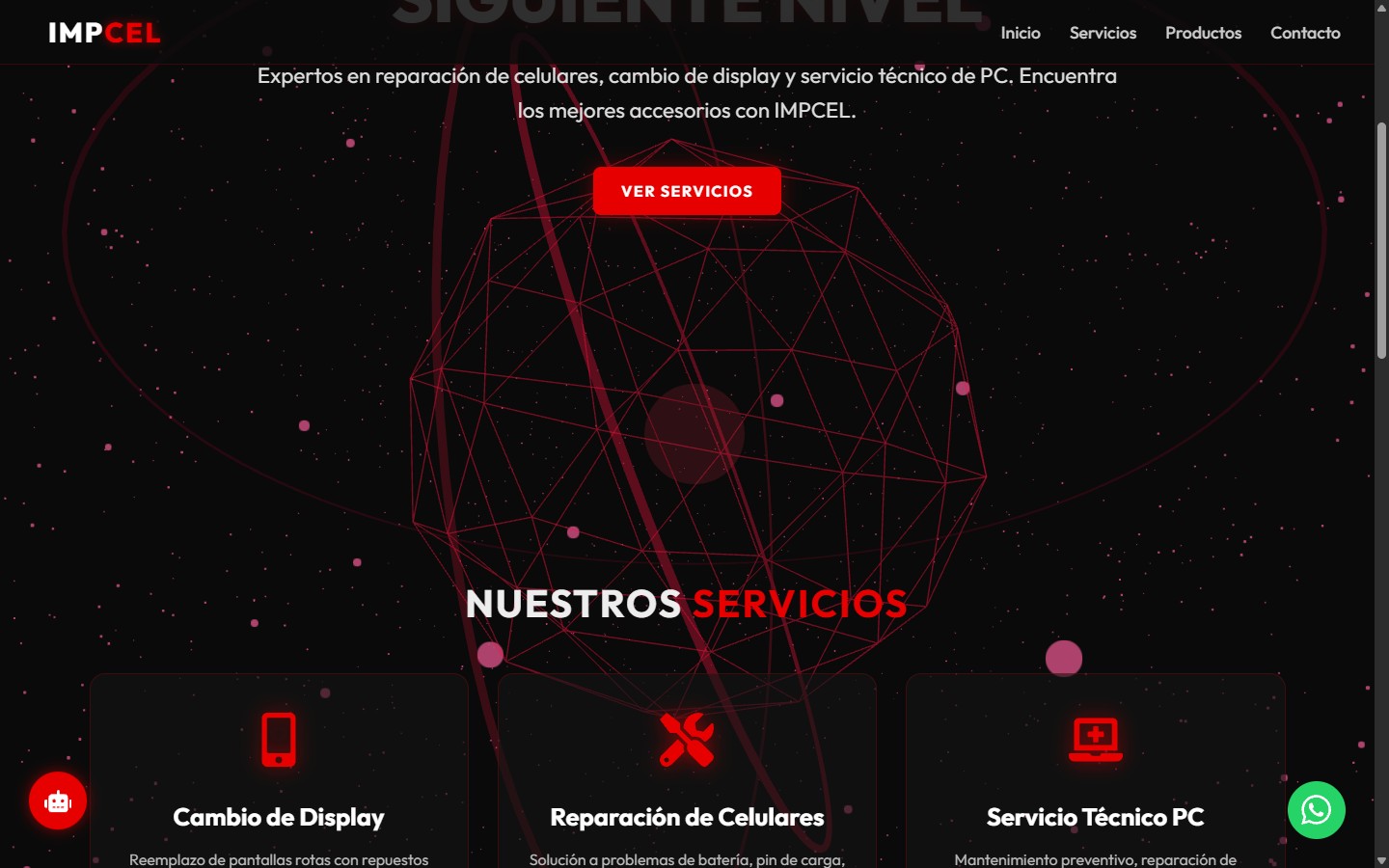 Screenshot of Impcel