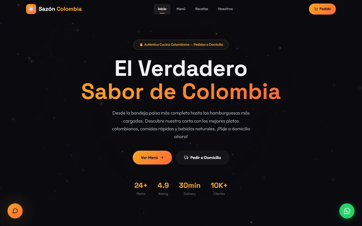 Screenshot of Restaurants Coral