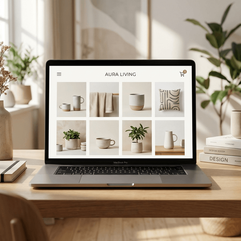 Imagen del e-commerce de proyectos personales.