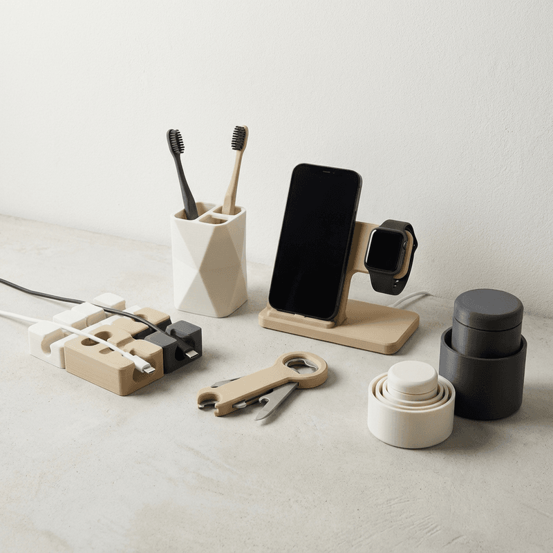 3D printed home model with smart sensors